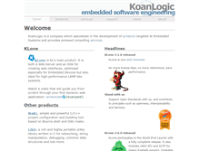 Tablet Screenshot of koanlogic.com